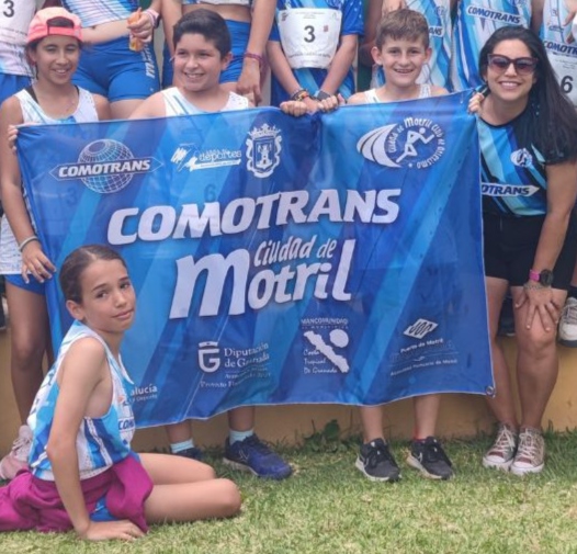 Cuatro atletas del Comotrans Ciudad de Motril logran un segundo puesto y tres terceros en el Campeonato de Andaluca de Clubes Sub12 