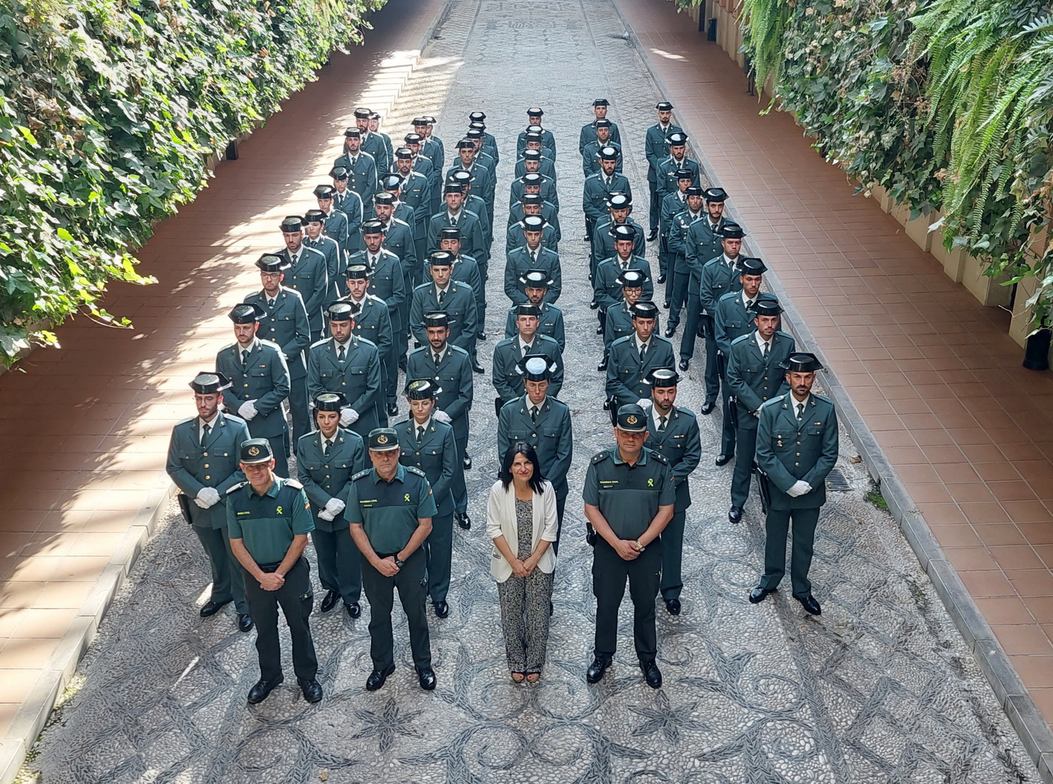 La subdelegada del Gobierno da la bienvenida a los 60 nuevos agentes  en prcticas de la Guardia Civil de Granada