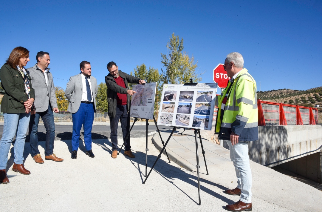 Recepcionadas las obras de mejora en la carretera GR-3100 en Domingo Prez