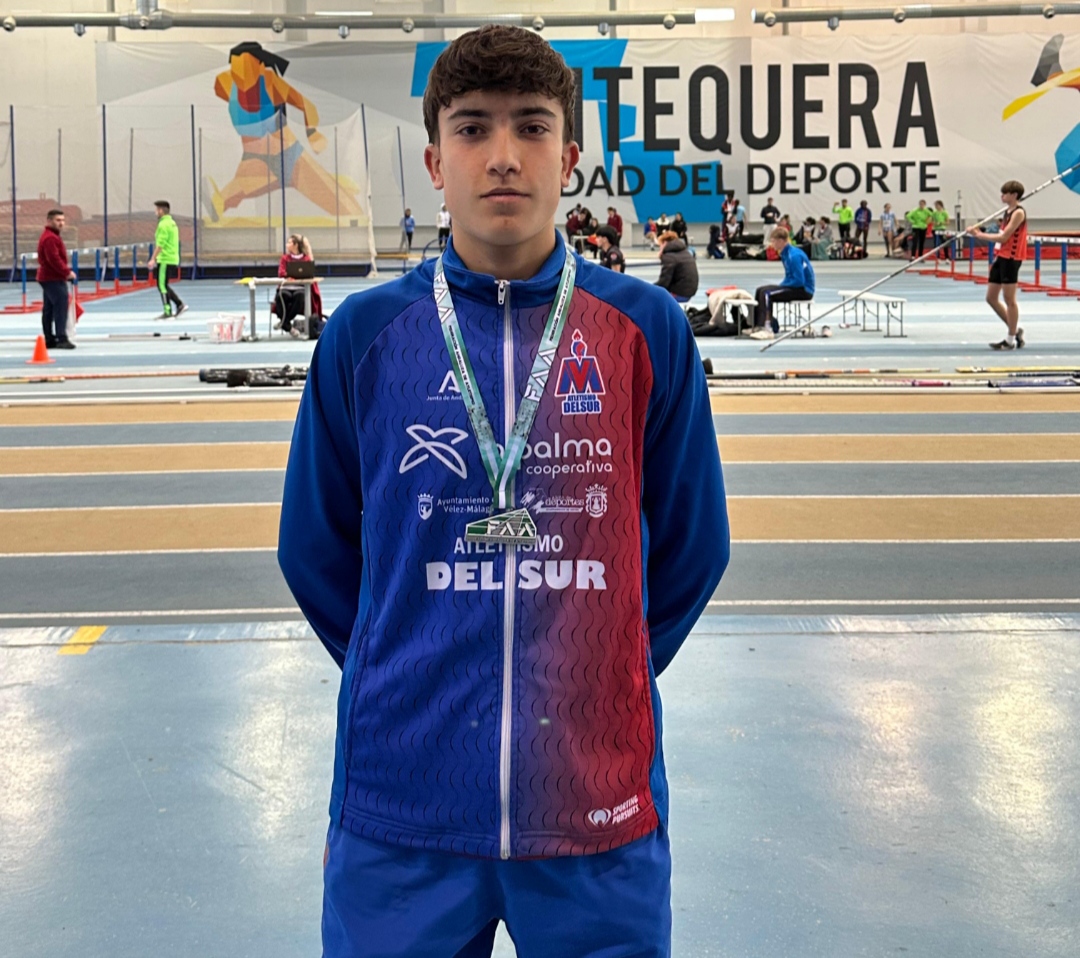 El motrileo Luis Rodrguez, medalla de plata en 1.500 metros en el Campeonato de Andaluca Sub 23