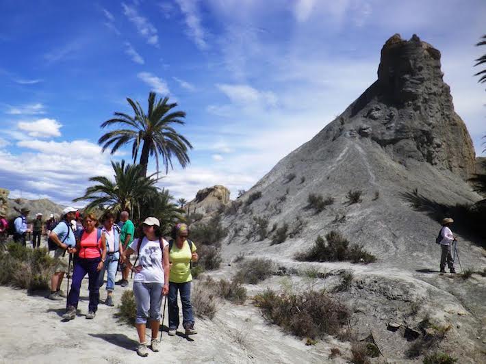 Senderistas  de Almucar  recorrern este domingo una ruta de pelcula por tierras almerienses de Tabernas
